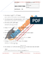 ListaFacultati - Ro Subiecte Admitere Politehnica Bucuresti Algebra - Analiza 2004