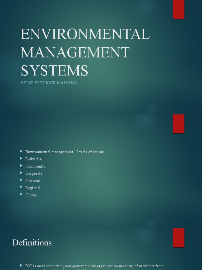 Understanding ISO 14001 EMS Standards | PDF | Audit | Environmental ...