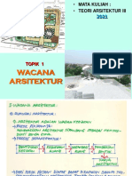 Teori Arsitektur Iii Topik 1 & 2