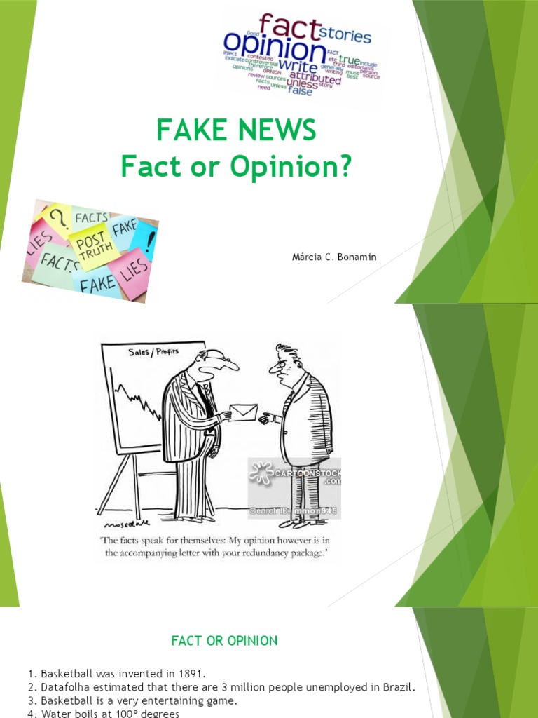 Fake News Fact or Opinion?: Márcia C. Bonamin | PDF | Violence