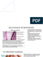 Relevance in Dentistry