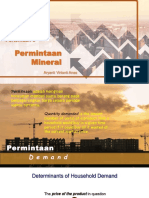 Pertemuan 3: Faktor yang Mempengaruhi Permintaan Mineral