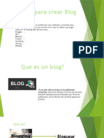 Creadores de Blog