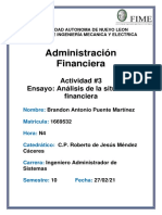 Ensayo Administración Financiera: Análisis de La Situación Financiera