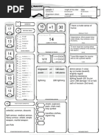 Olivers Paladin Character Sheet