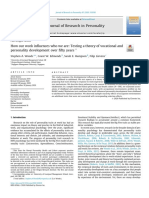 How Our Work Influences Who We Are: Testing A Theory of Vocational and Personality Development Over Fifty Years