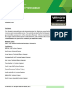 Vmware Certified Professional: Exam Blueprint