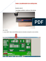 Manual para Calibragem CNC Router