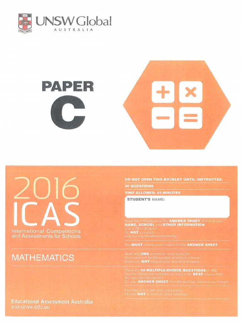 Math C 2016 | PDF