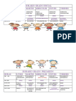 Horario Grado Inicial-Prejardin - Mañana 2020