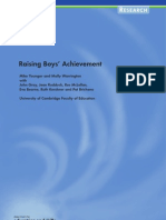 Raising Boys Achievement Research Report