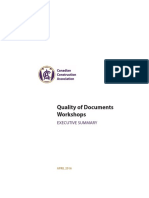 Quality of Documents Summary