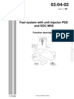 Fuel System With Unit Injector PDE and EDC MS6: Issue 3