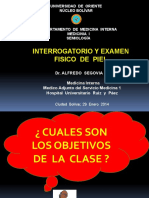 Interrogatorio y Examen Fisico de Piel