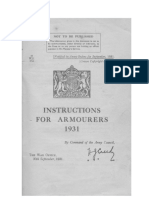 1931 Armorers SMLE Manual