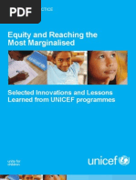 Download Equity and reaching the most marginalized selected lessons learned and innovations from UNICEF programmes by UNICEF SN49863298 doc pdf