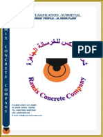 Pre Qualification Documents Alkhor Plant