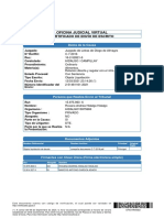 Certificado Envío Objeta Liquidación C-7-2016