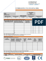 GCL International Ltd. application form breakdown