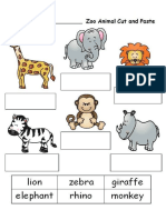 Animal Worksheets