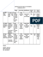 Consolidated Training Plan For CD1