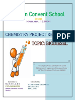 Chemistry Project Report Front Page