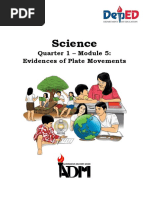 Science10 - q1 - Mod5 - Evidences of Plate Movements - FINAL08082020