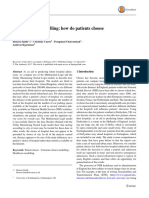 Patient Choice Modelling: How Do Patients Choose Their Hospitals?