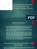 Analisis Penerapan Akuntansi Biaya Lingkungan Terhadap Laba Perusahaan