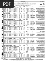 Caliente First Race Caliente: Yards Grade