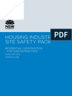 SW08498 Housing Industry Site Safety Pack