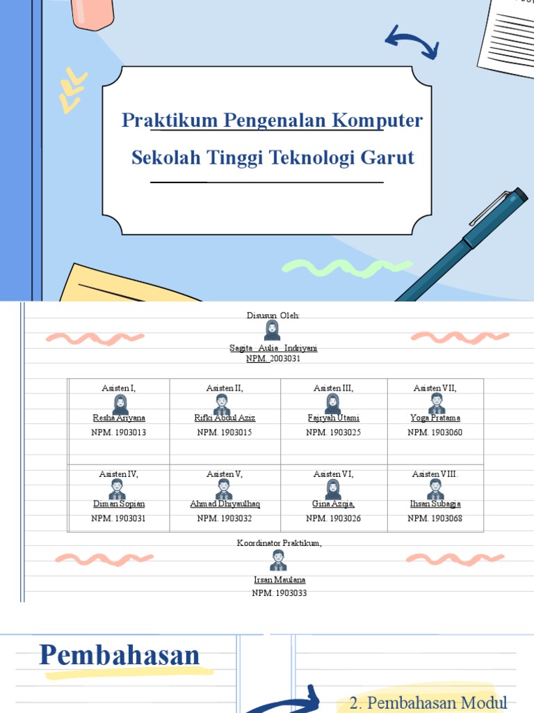 Pengenalan Software Komputer Praktikum | PDF