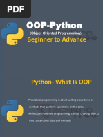 OOP-Python: Beginner To Advance