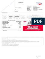 Tax Invoice for Broadband Services