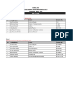 Seating Plan 6th March 2021