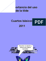 La Importancia Del Uso de La Tilde