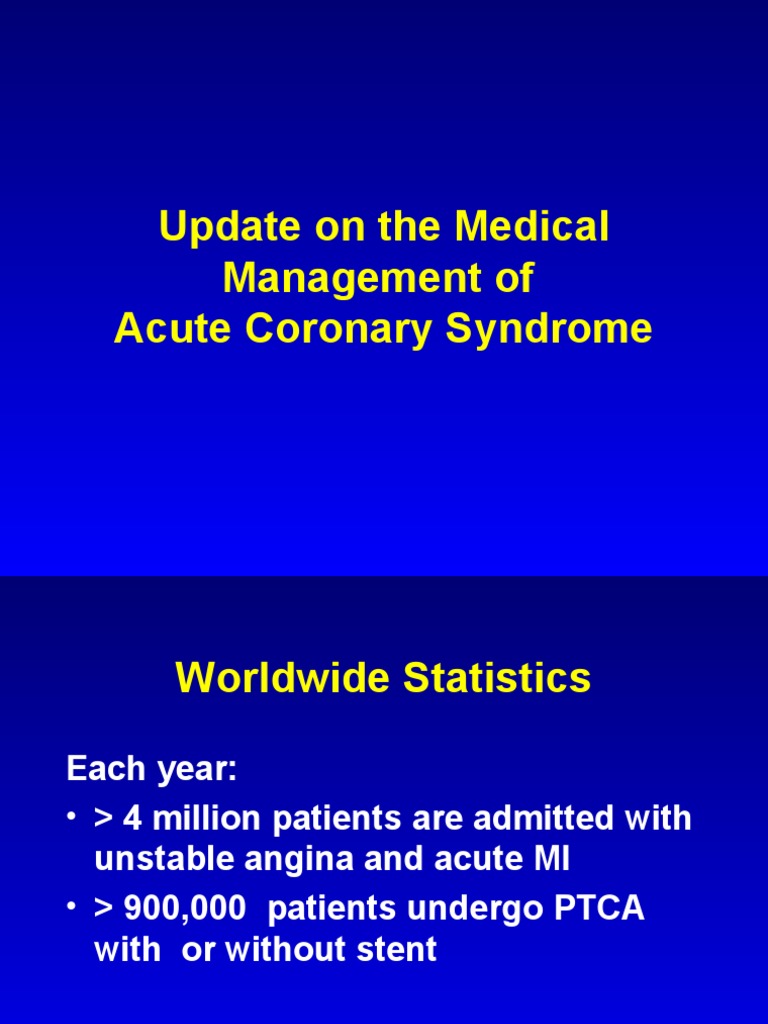 Acute Coronary Syndrome Management Update | PDF
