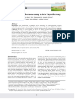 PTH assay in total thyroidectomy