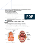 Palatal Swellings: 1. Anatomy of The Palate
