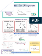 Teorema de Pitágoras y Triángulos Notables