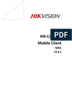 Hikvision Hik-Connect Mobile Client Spec V3.6.3 5-12-18(1)