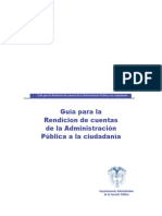 Guía Rendición de Cuentas DAFP