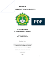 PROPOSAL PROGRAM KREATIVITAS MAHASISWA Done Document