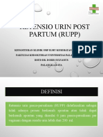 Retensio Urin Post Partum