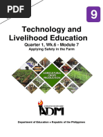 Technology and Livelihood Education: Quarter 1, Wk.6 - Module 7