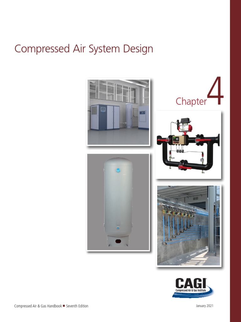 Chapter 4 Compressed Air System Design PDF Pressure Fluid Dynamics