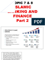 Topic 7 & 8 Islamic Banking and Finance Part 2
