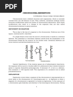 Chromosomal Aberrations: Deficiency or Deletion