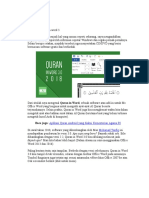 Cara Instal Quran in Word 3