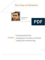 Adding A Menu Page and Navigation: Gill Cleeren